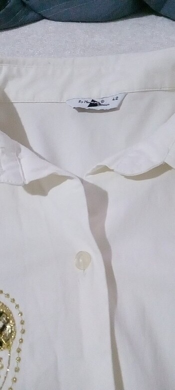 38 Beden beyaz Renk Kadın gömlek