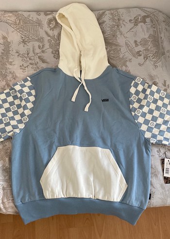 s Beden mavi Renk Vans Peace Checkerboard Block Mavi Hoodie