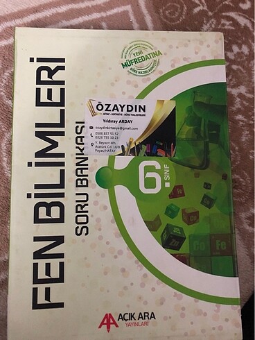 6. Sınıf Fen Bilimleri