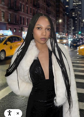 Parıltılı Halter Yaka Mini Elbise - Görsel 3