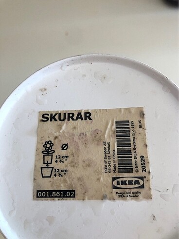 Ikea İkea ferforje saksı