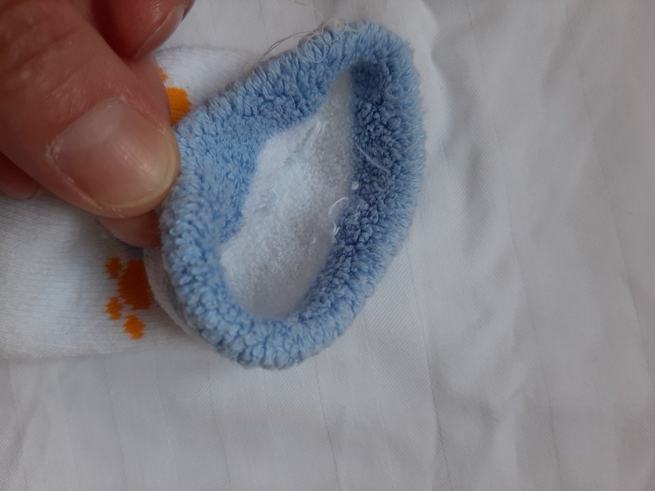 Nakışlı Mavi bebek Çorapları - Görsel 3