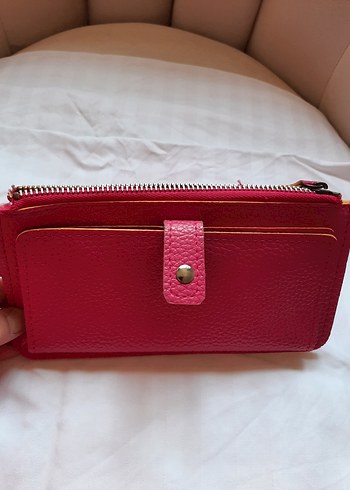 Pembe Deri Kadın Cüzdanı - Görsel 6