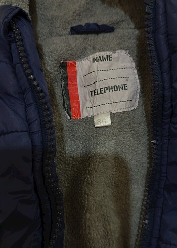 Mavi Erkek Çocuk Fermuarlı Mont - Görsel 3