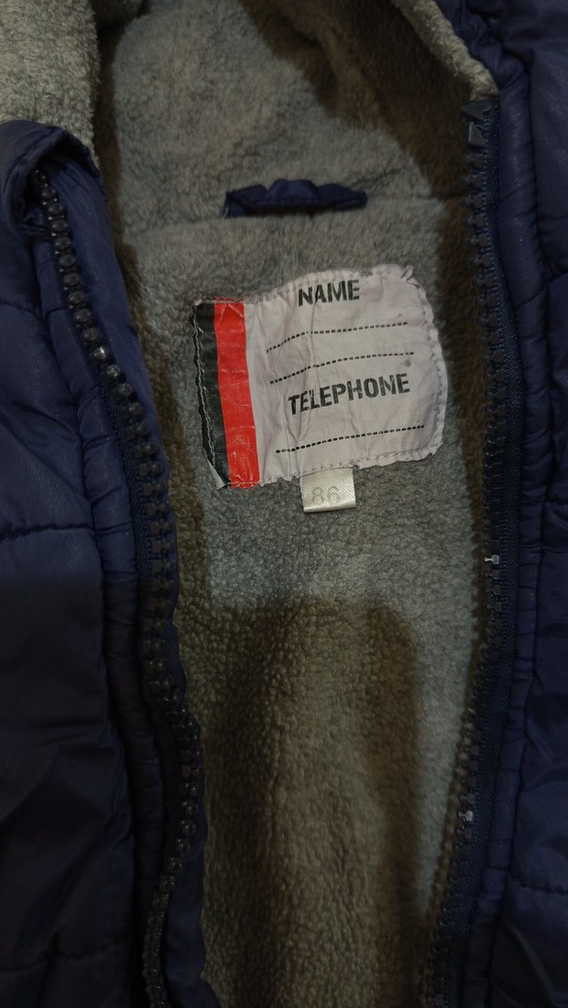 Mavi Erkek Çocuk Fermuarlı Mont - Görsel 3