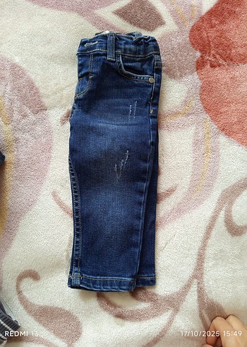 Erkek Çocuk Mavi Denim Pantolon - Görsel 2
