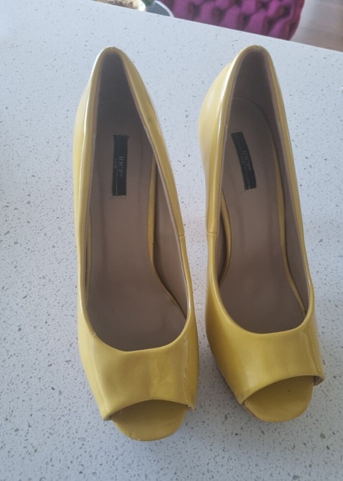 İnci yüksek topuklu ayakkabi - Görsel 2