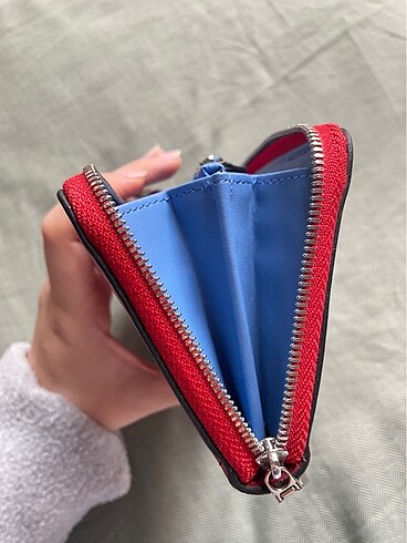  Beden kırmızı Renk Calvin Klein Kırmızı Cüzdan