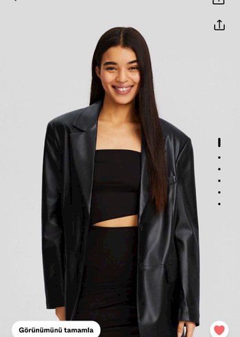 Bershka Deri Blazer Ceker