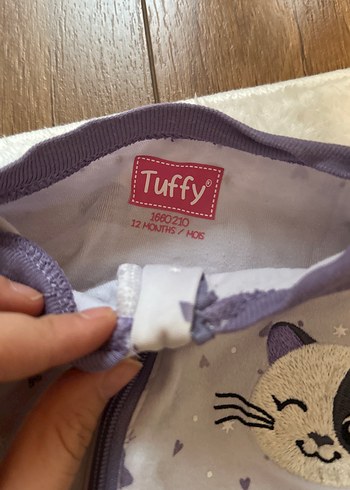 12-18 Ay Beden mavi Renk Pamuklu Tulum Pijama