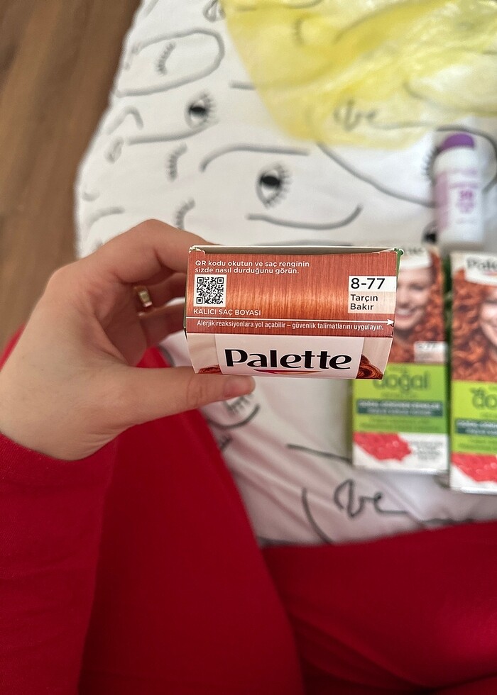 4 kutu palette 8-77 saç boyası - Görsel 2