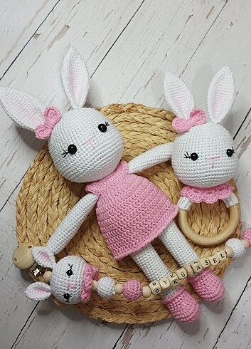 Amigurumi oyuncak set