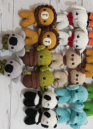  Amigurumi anahtarlık 