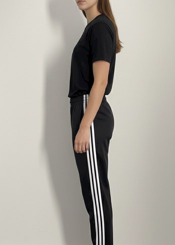 Siyah Çizgili  Eşofman Altı orijinal Adidas - Görsel 2