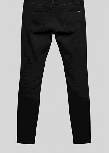 Siyah Kadın Denim Dar Kesim Jean - Görsel 3