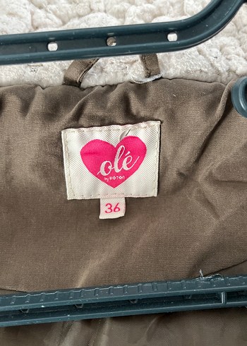 Düğmeli Kahverengi Midi Kadın Ceket - Görsel 12