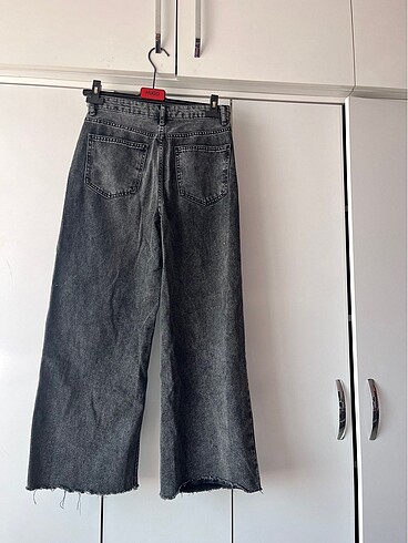 Koton Bol paça kot pantolon gri renkli
