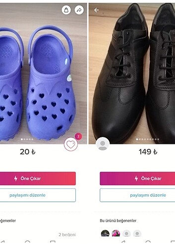 Ayakkabı ve terlik