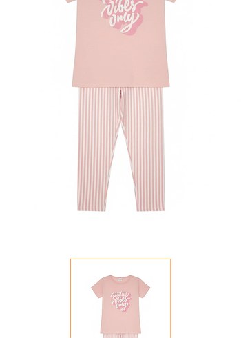 Kırmızı Baskılı Kadın Pijama Takımı - Görsel 4