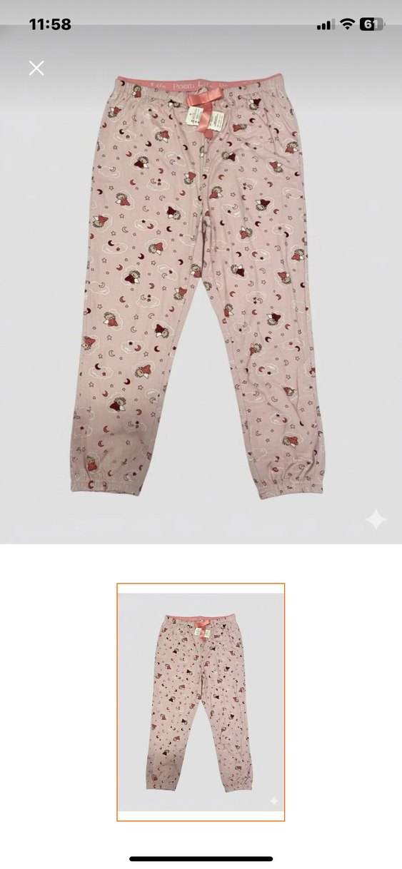 Kadın Kahverengi Ekoseli Salaş Kumaş Pantolon - Görsel 4