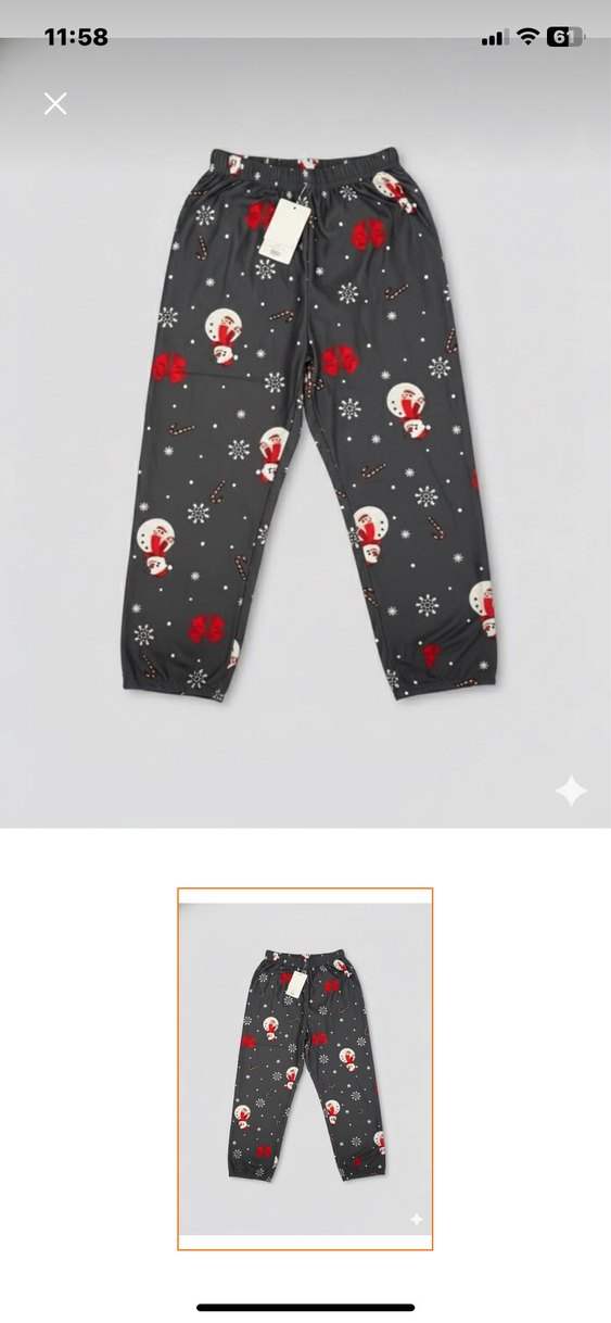 Kadın Kahverengi Ekoseli Salaş Kumaş Pantolon - Görsel 3