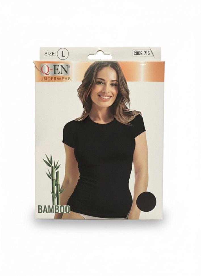 Kadın Siyah Kolsuz Balıkçı Yaka Atlet XXL - Görsel 5