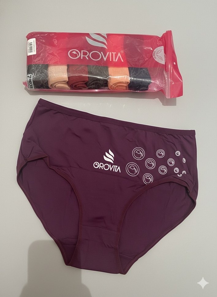 Beyaz Mini Kadın Atletik Külot - Görsel 2