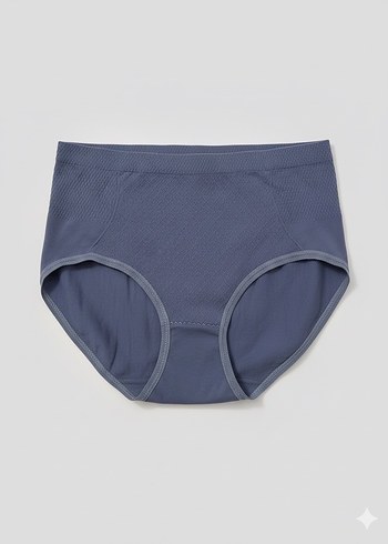 Bej Kadın Midi Atletik Külot 5 Li - Görsel 4