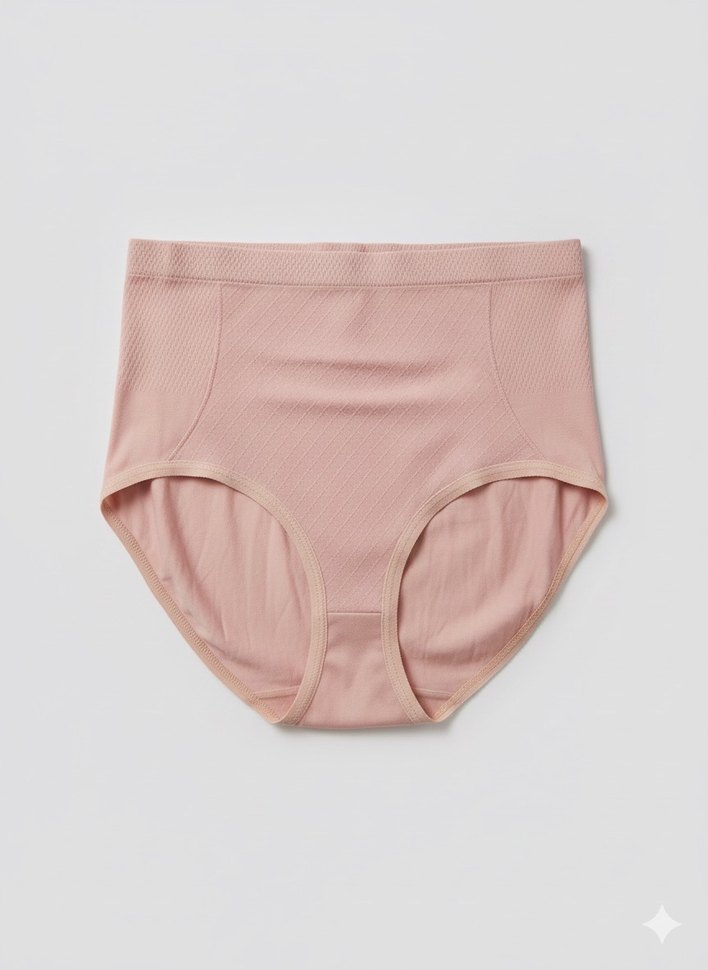 Bej Kadın Midi Atletik Külot 5 Li - Görsel 5