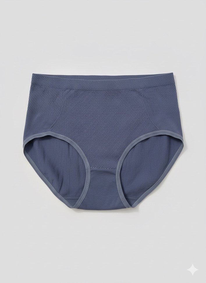 Bej Kadın Midi Atletik Külot 5 Li - Görsel 4