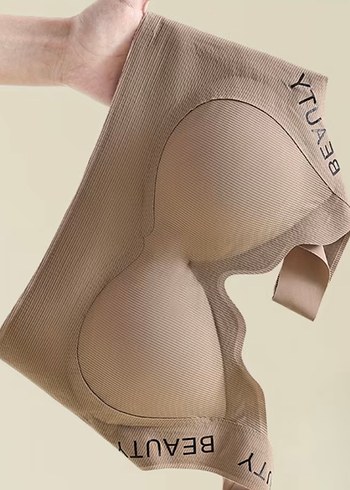 Bej Sporcu Sütyeni BEAUTY Baskılı - Görsel 5