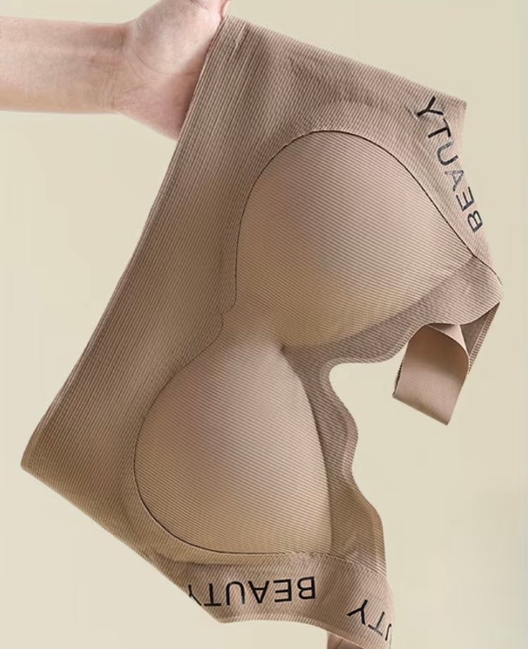 Bej Sporcu Sütyeni BEAUTY Baskılı - Görsel 5