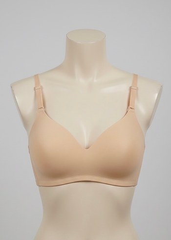 Bej Minimalist Dikişsiz Sütyen - Görsel 3