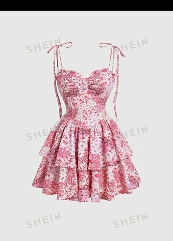 elegant pembe elbise