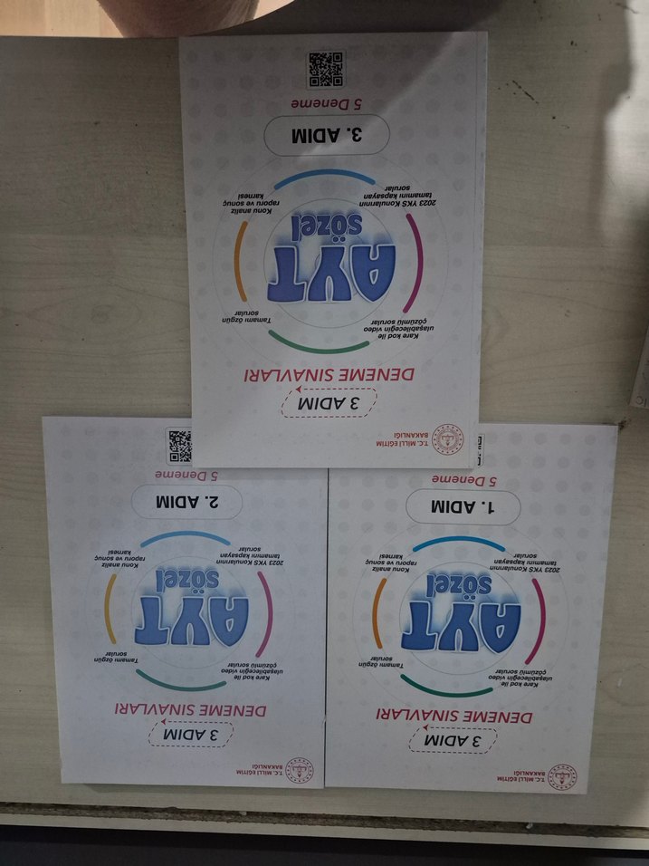 3 Adım AYT ve TYT Soru Bankası Seti - Görsel 5