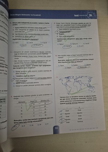 Bilfen TYT Coğrafya Soru Bankası - Görsel 3