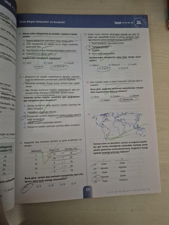 Bilfen TYT Coğrafya Soru Bankası - Görsel 3