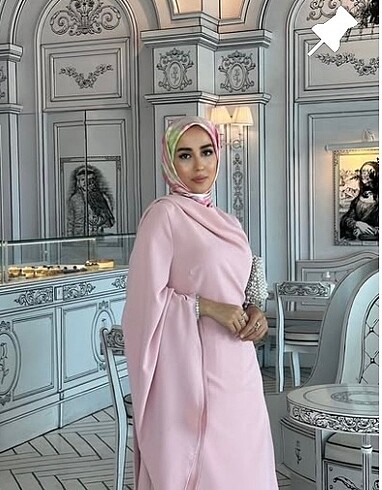 Hesa collcetion pembe abiye