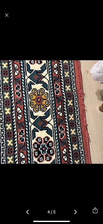 Beden kırmızı Renk ETNİK DESENLİ Vintaga halı