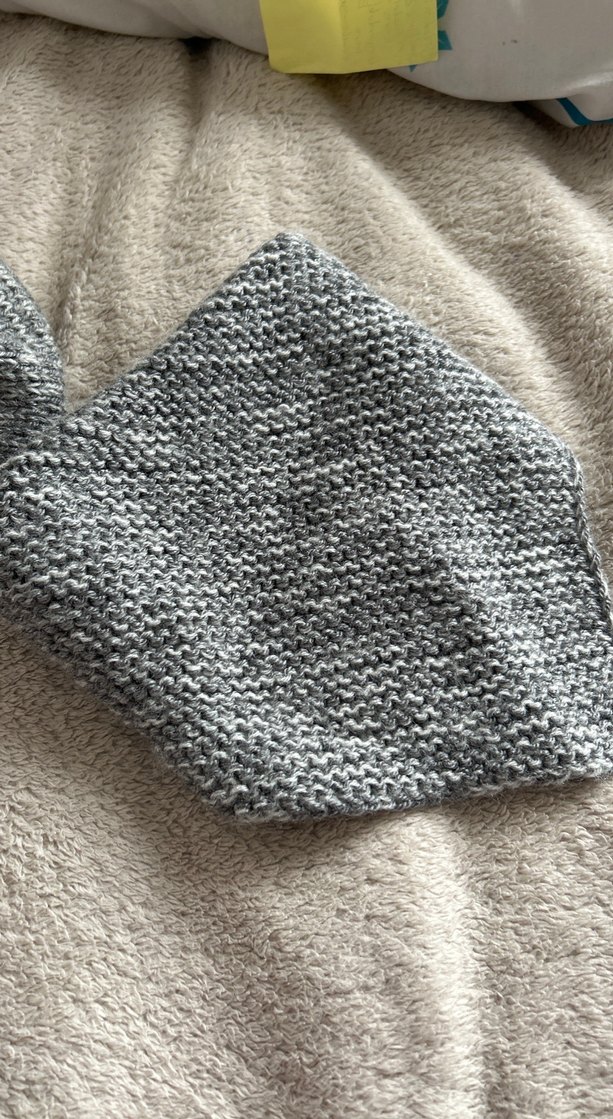 Gri Örgü Kadın Bere ve Boyunluk Seti - Görsel 3