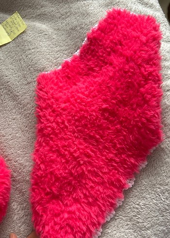 Pembe Örgü Bere ve Boyunluk set el örgüsü - Görsel 3