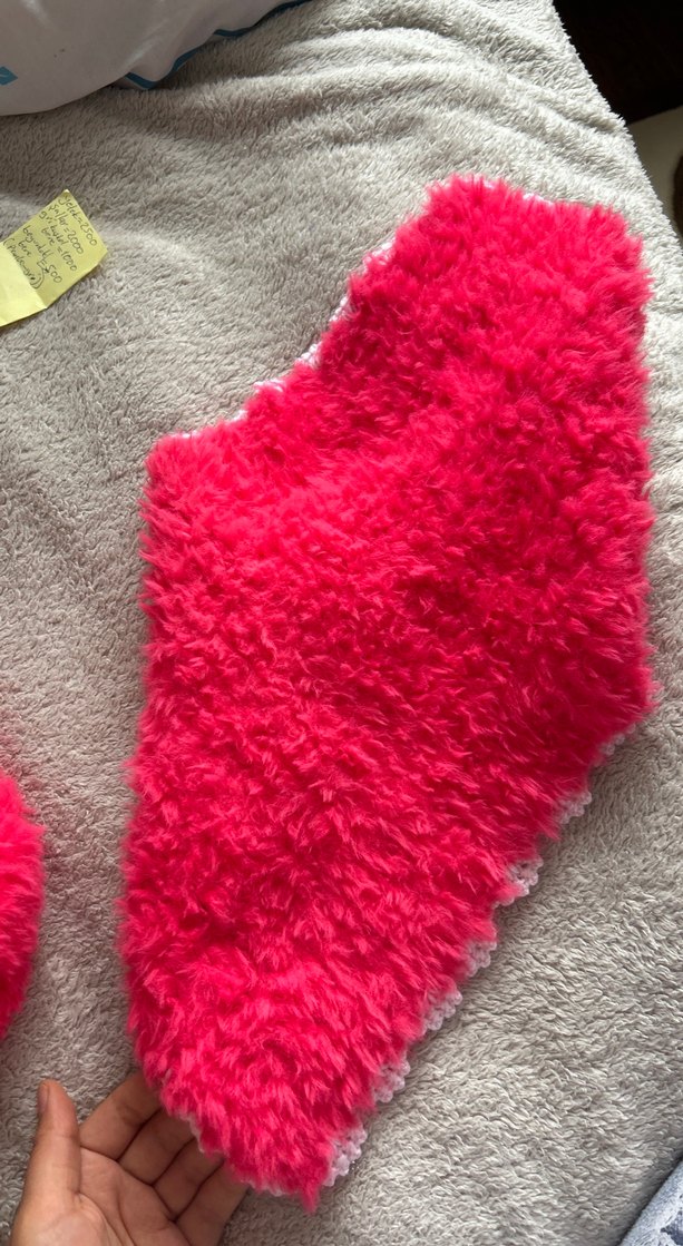 Pembe Örgü Bere ve Boyunluk set el örgüsü - Görsel 3