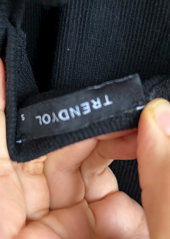 Siyah Uzun Kollu Sırt dekolteli Trendyol Mini Elbise - Görsel 2