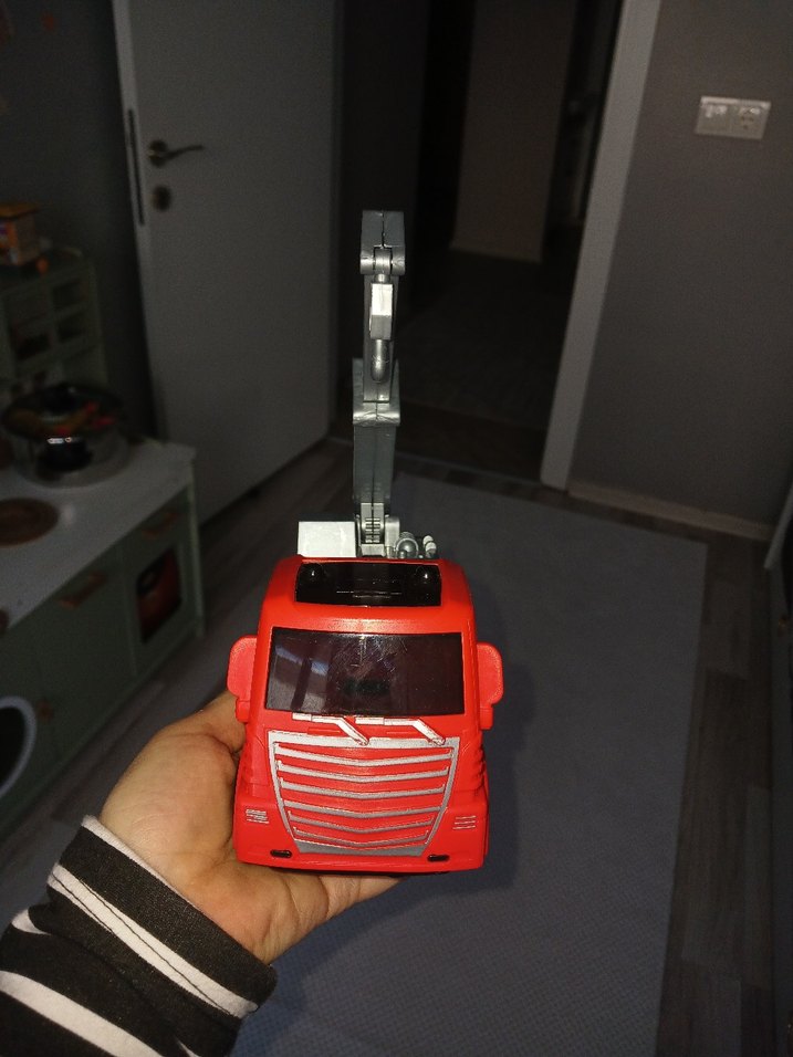 Renkli Kurtarma Vinçli Oyuncak Kamyon - Görsel 2