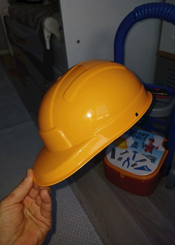 Renkli Eğitici Oyuncak Seti ve Sarı Kask - Görsel 3