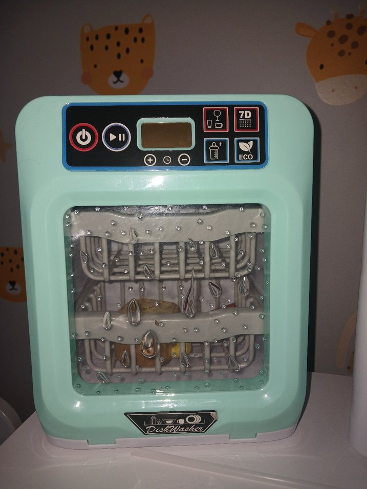 Renkli Bebek bulaşık makinesi ve Çamaşır Makinesi - Görsel 2