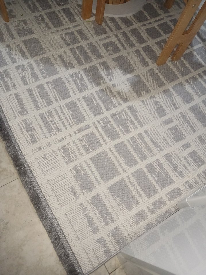 Gri Ekoseli Modern Halı - Görsel 3