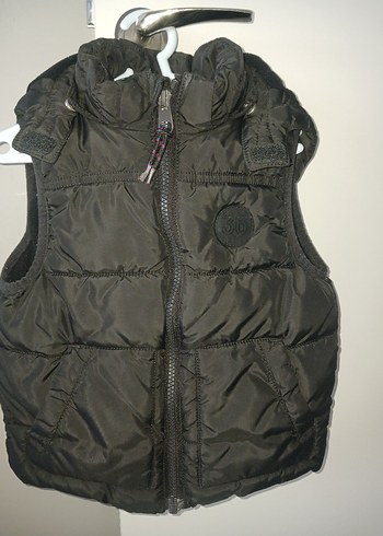 Siyah Fermuarlı çocuk yelek - Görsel 2