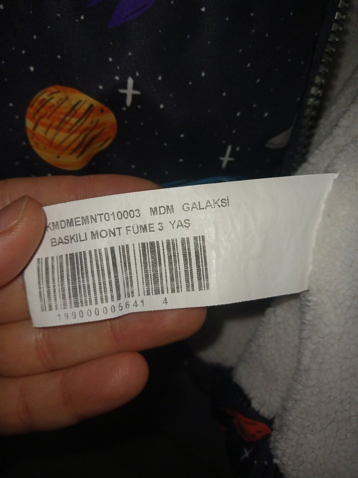 Kızak Desenli Kürklü Erkek Çocuk Mont - Görsel 4