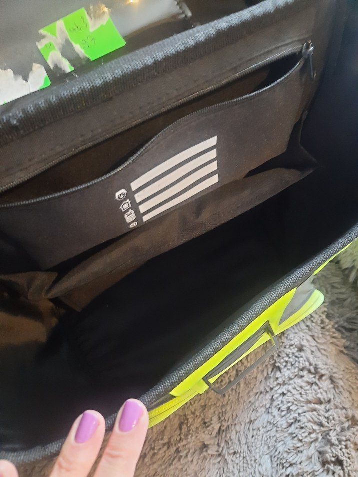 Sarı Gri Çocuk Okul Çantası Araç Desenli - Görsel 5